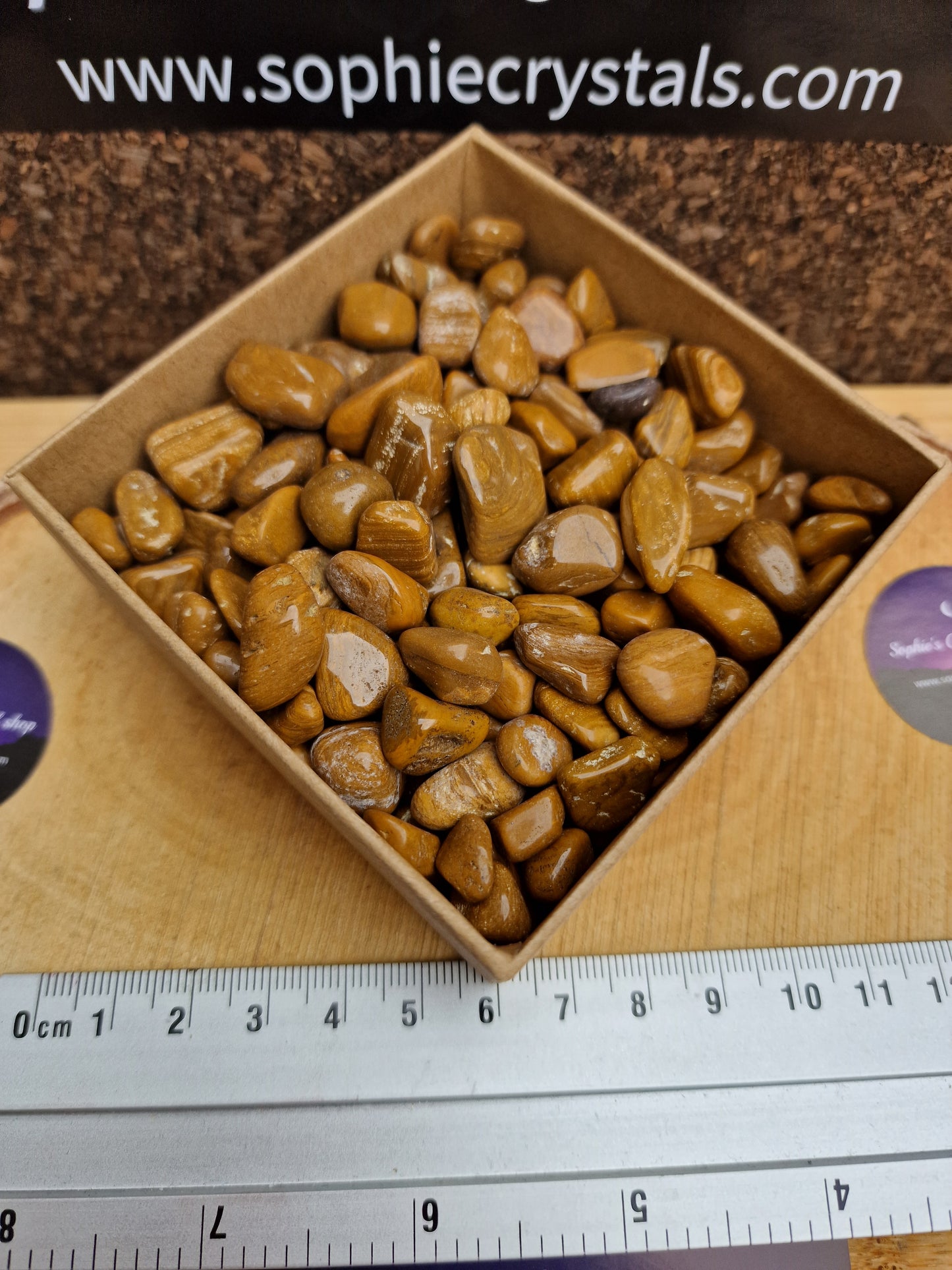 Tiger Eye perler 250g