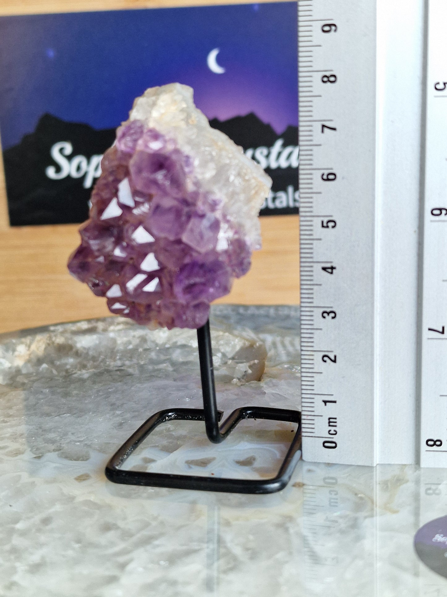 Ametyst på stand