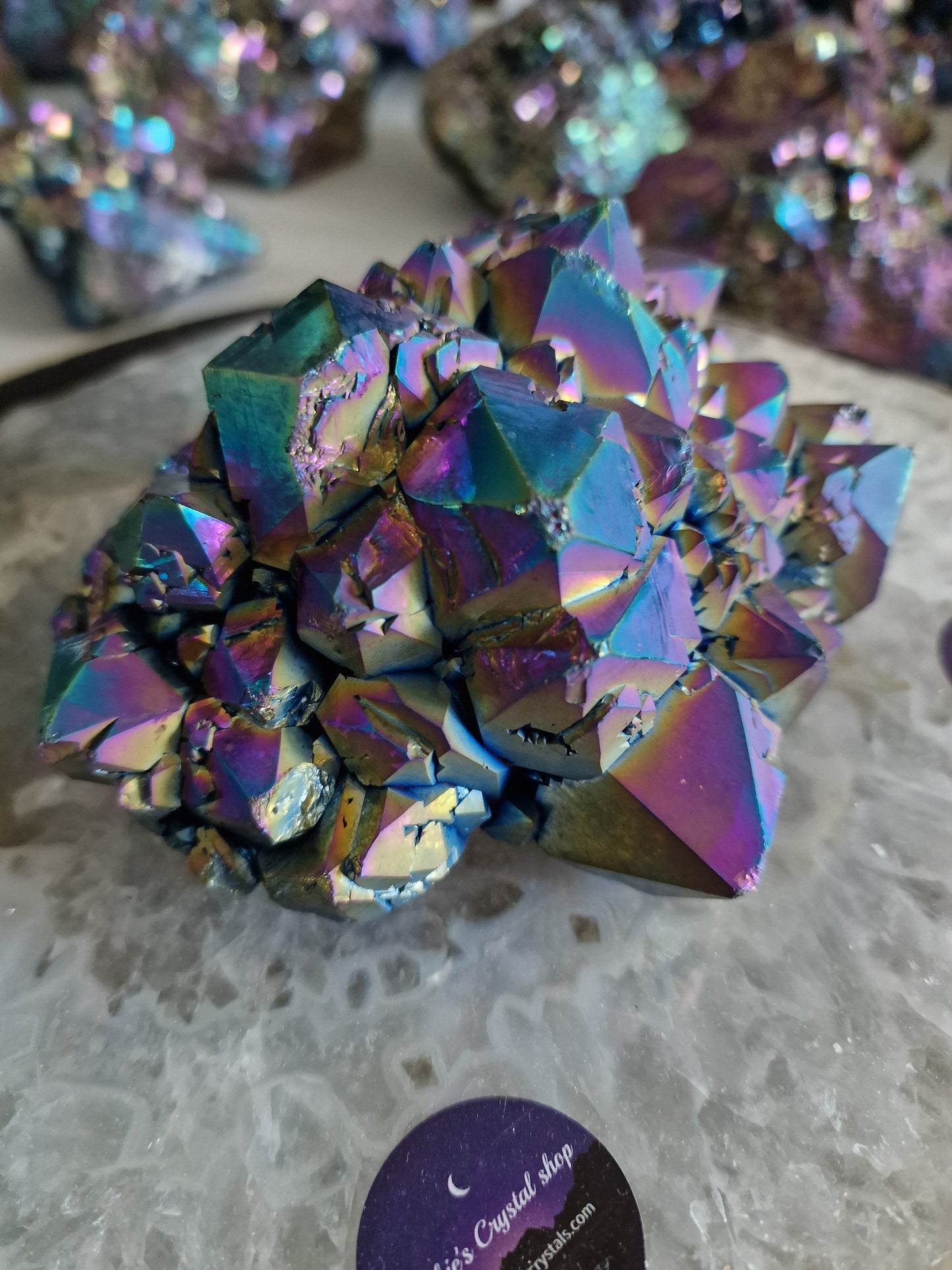 Titanium Aura (også kaldet Flame Aura) 850g– Unik krystal fra Arkansas, USA