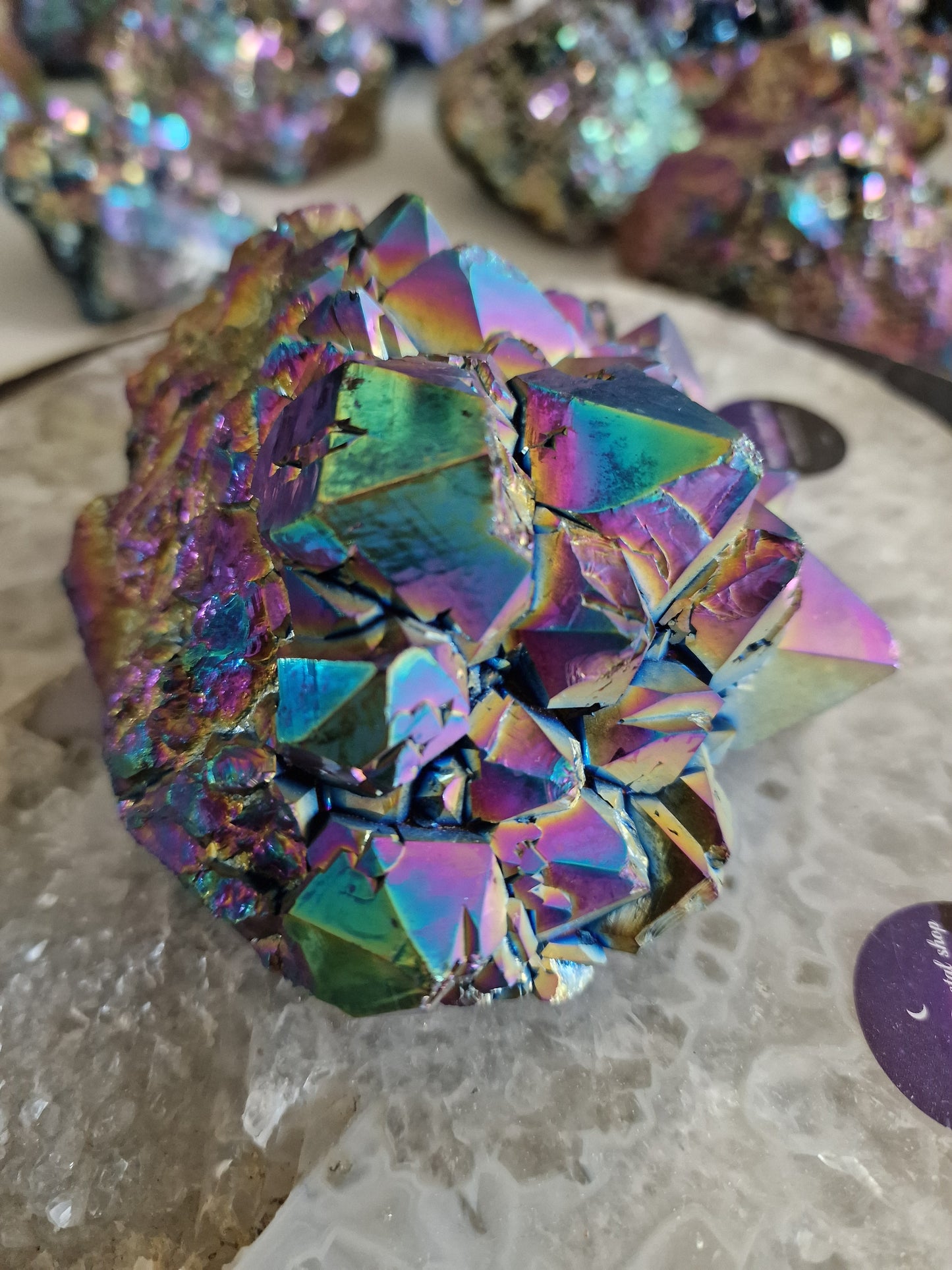 Titanium Aura (også kaldet Flame Aura) 850g– Unik krystal fra Arkansas, USA