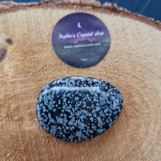 Obsidian Nevada palm sten