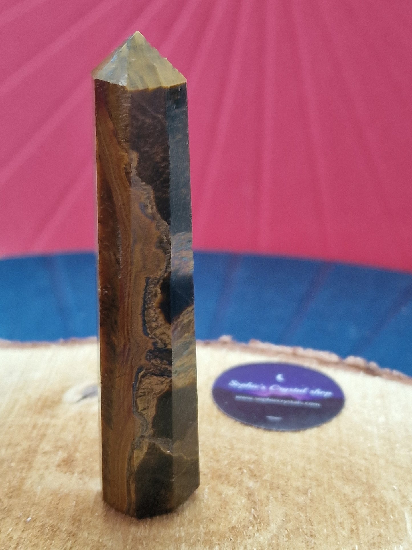 Tiger Eye Obelisk