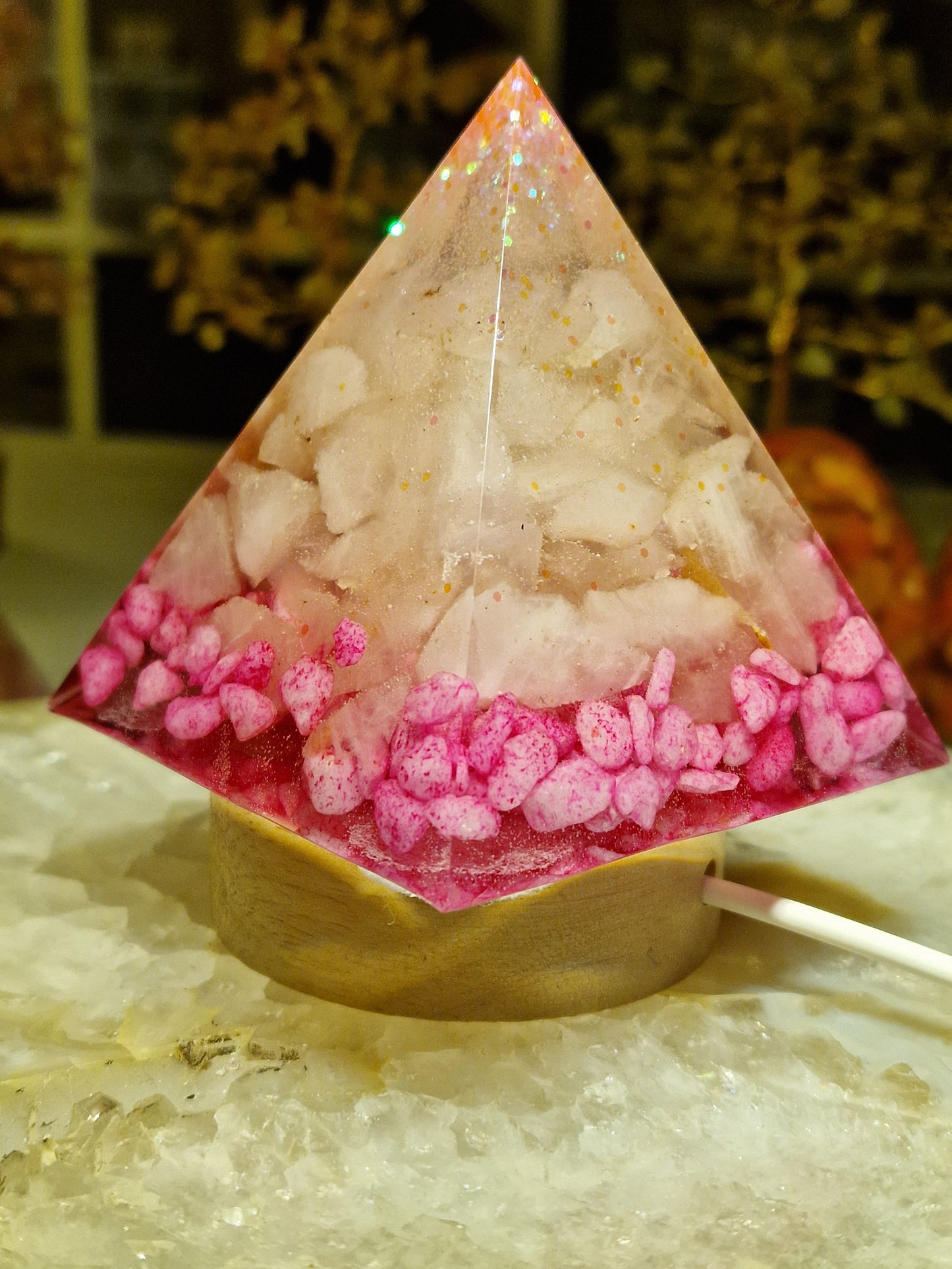 Rose Quartz lampe