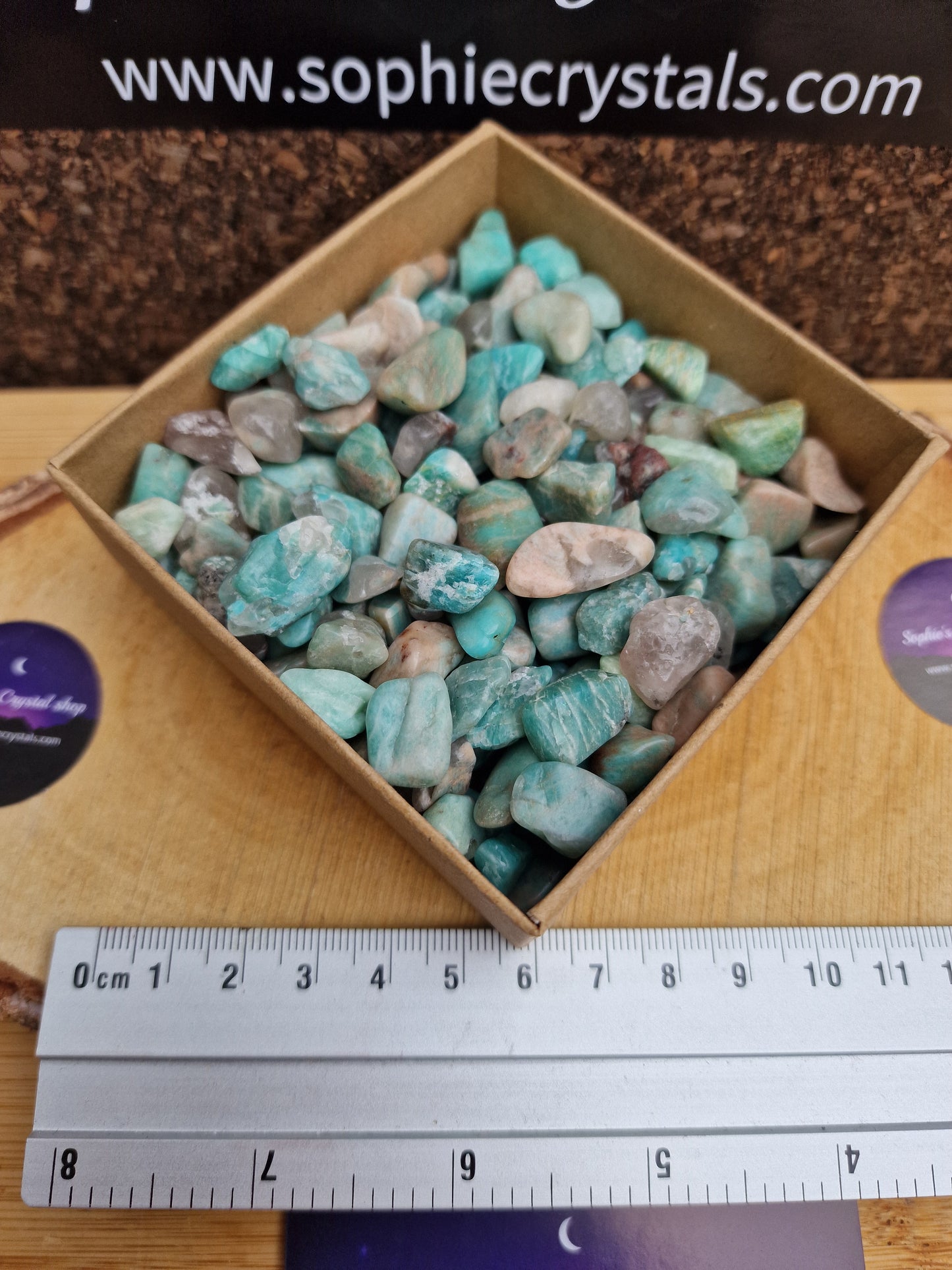 Amazonite parler sæt 250g