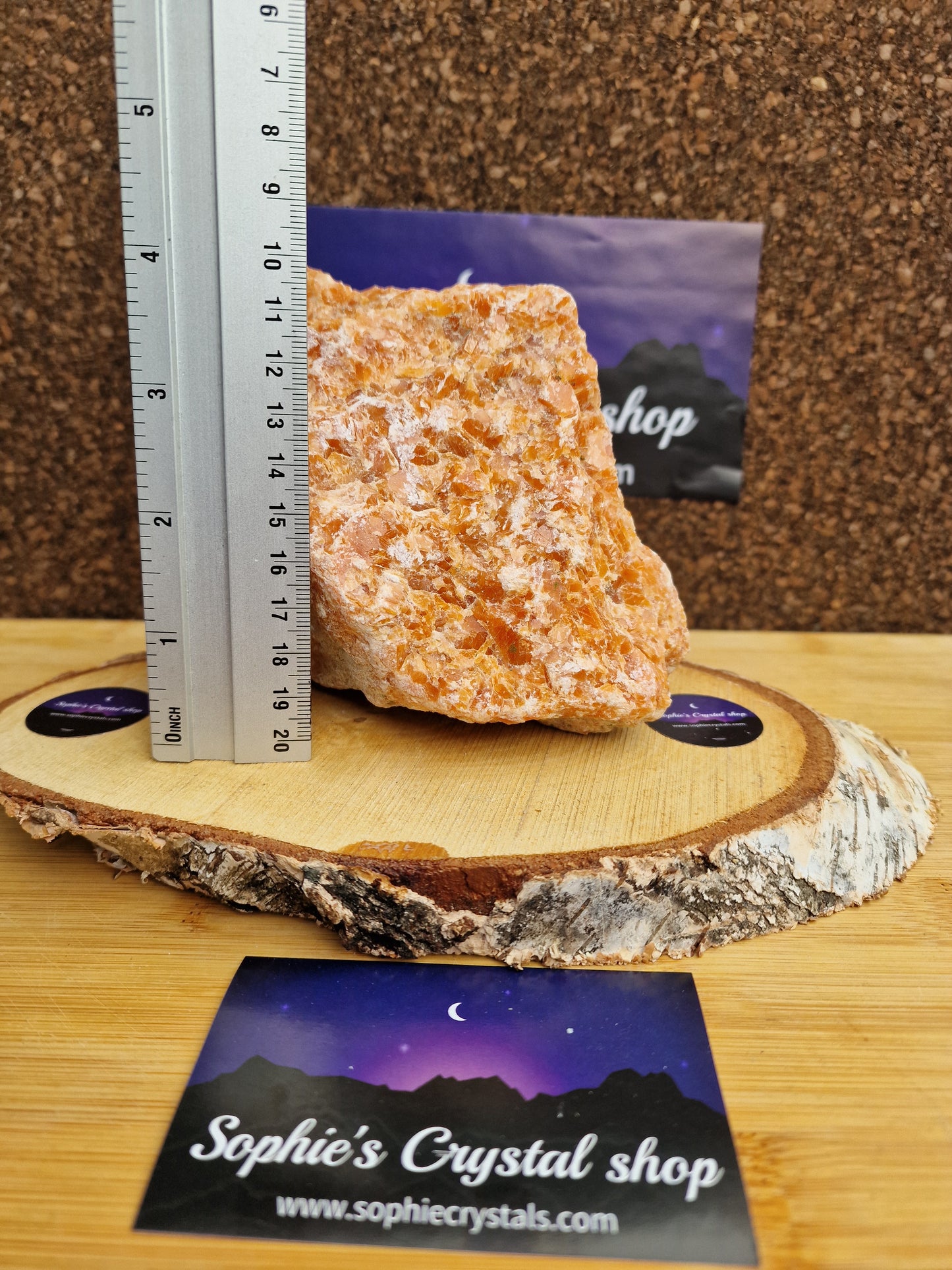 Orange Calcite klynge 1kg