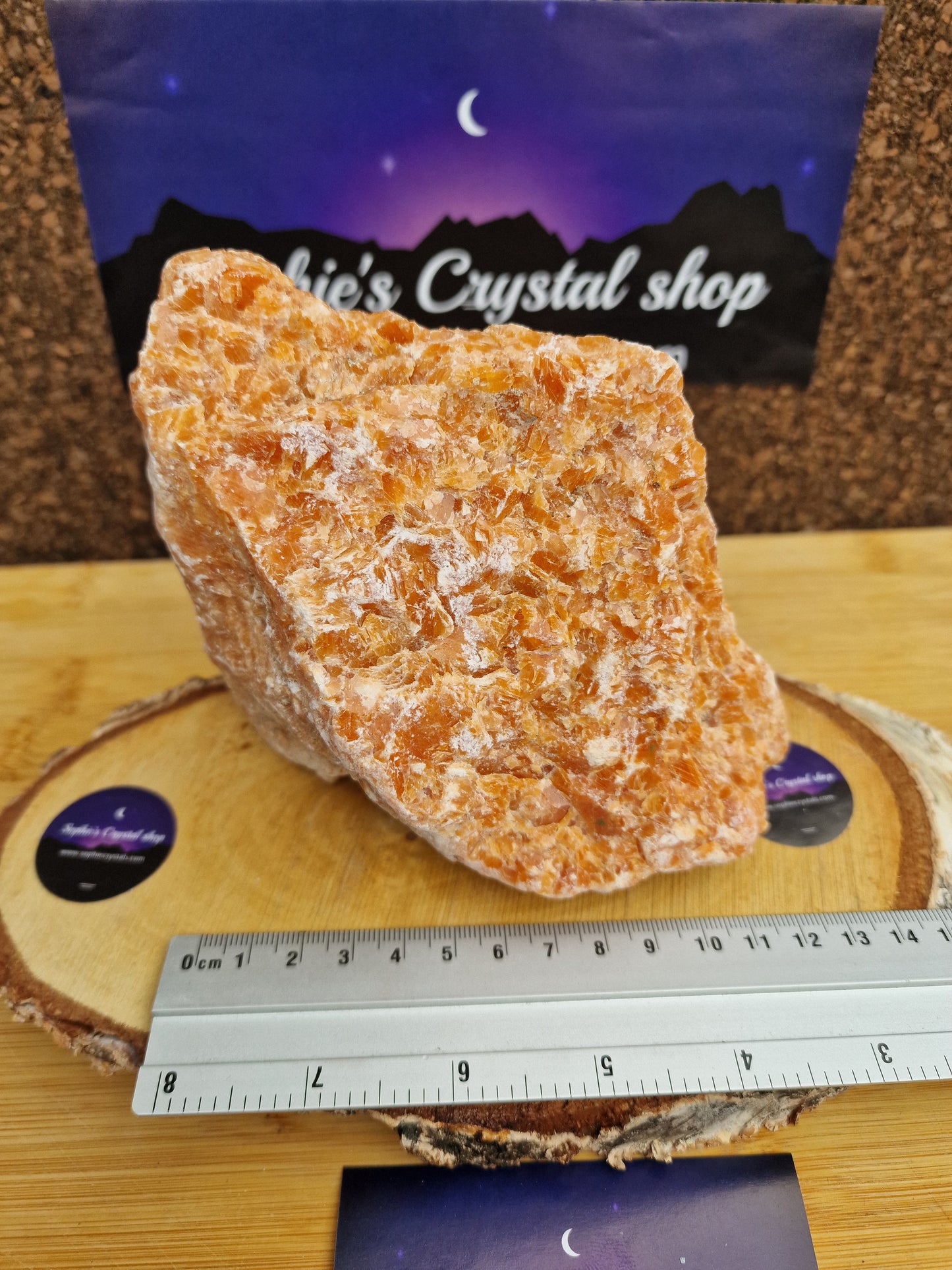 Orange Calcite klynge 1kg