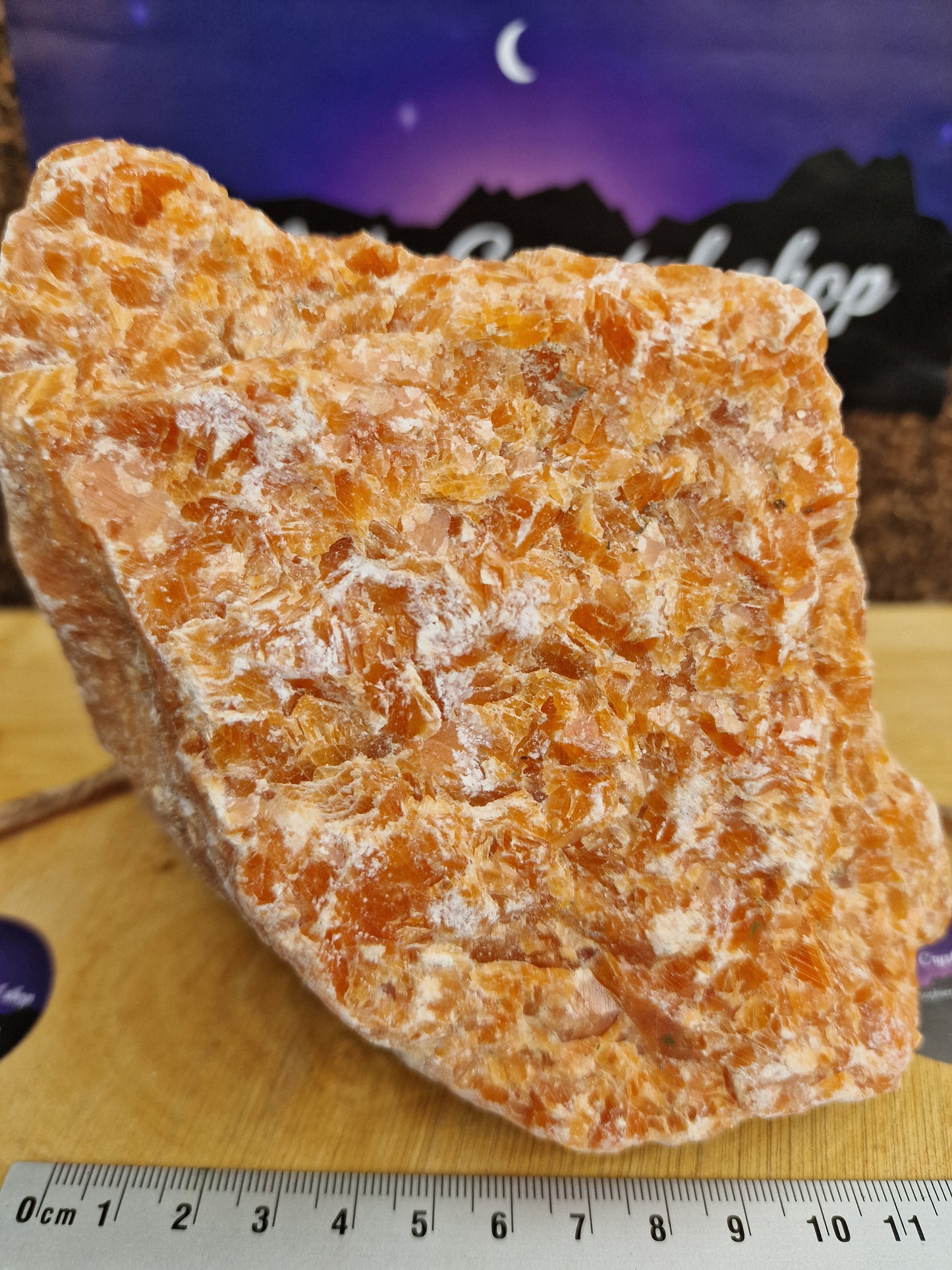 Orange Calcite klynge 1kg