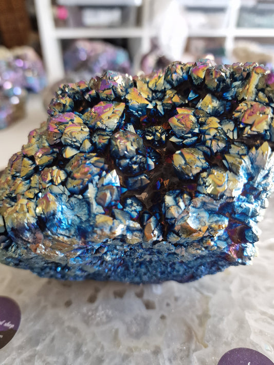 Titanium Aura (også kaldet Flame Aura) 1490g– Unik krystal fra Arkansas, USA