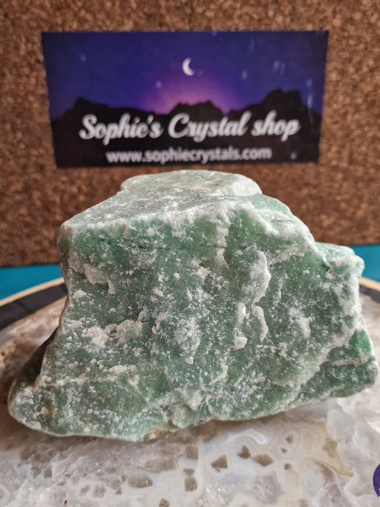 Rå grøn kvarts 1,6 kg