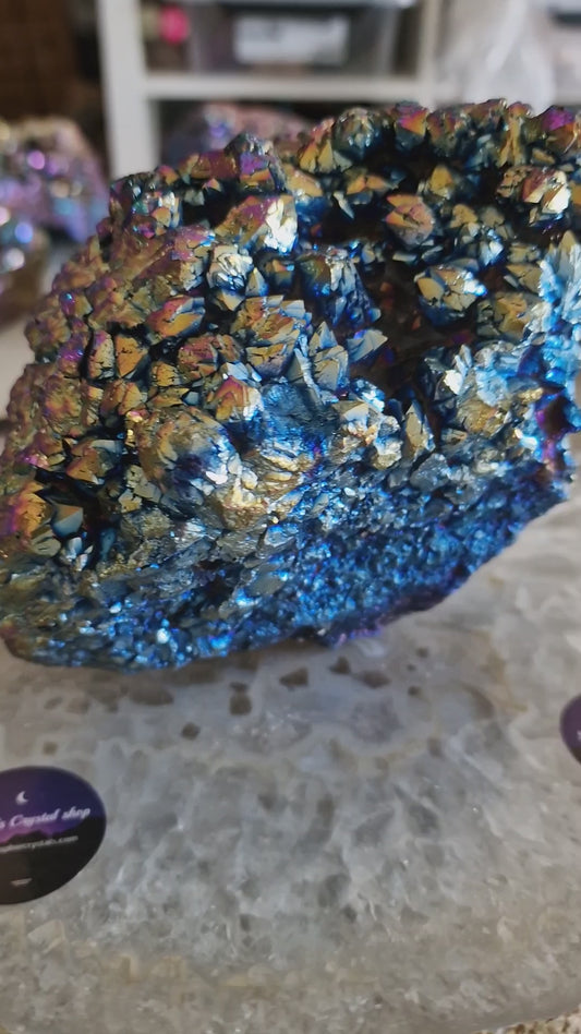 Titanium Aura (også kaldet Flame Aura) 1490g– Unik krystal fra Arkansas, USA