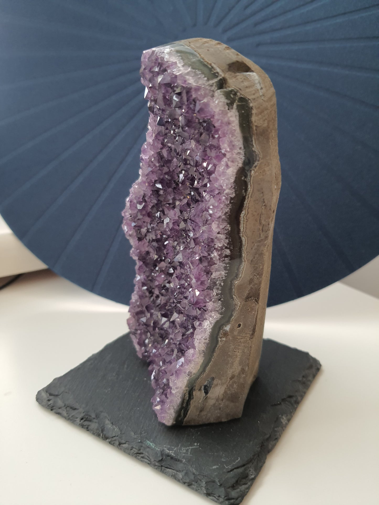 amethyst druse polished 575g