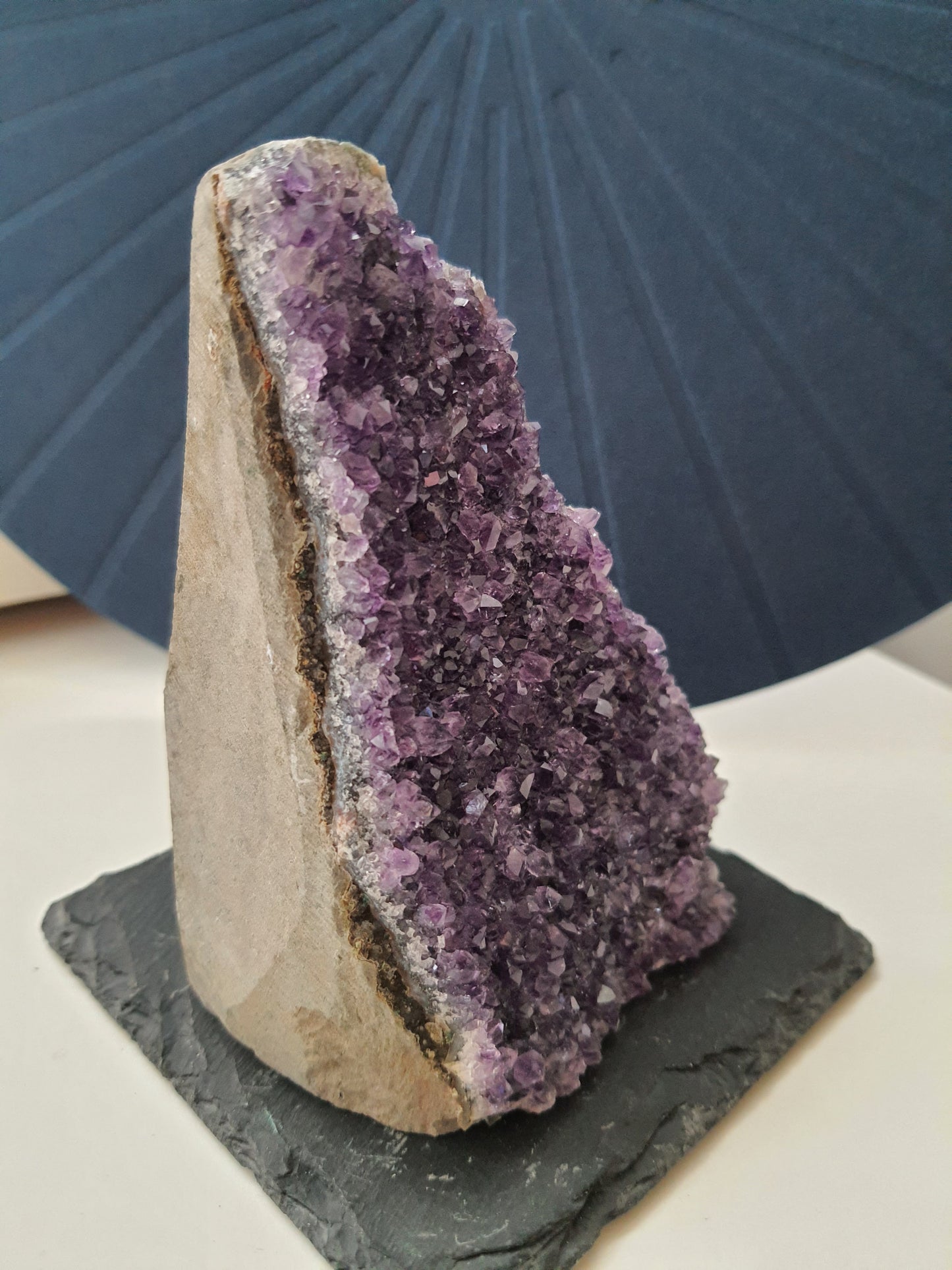 amethyst druse polished 482g