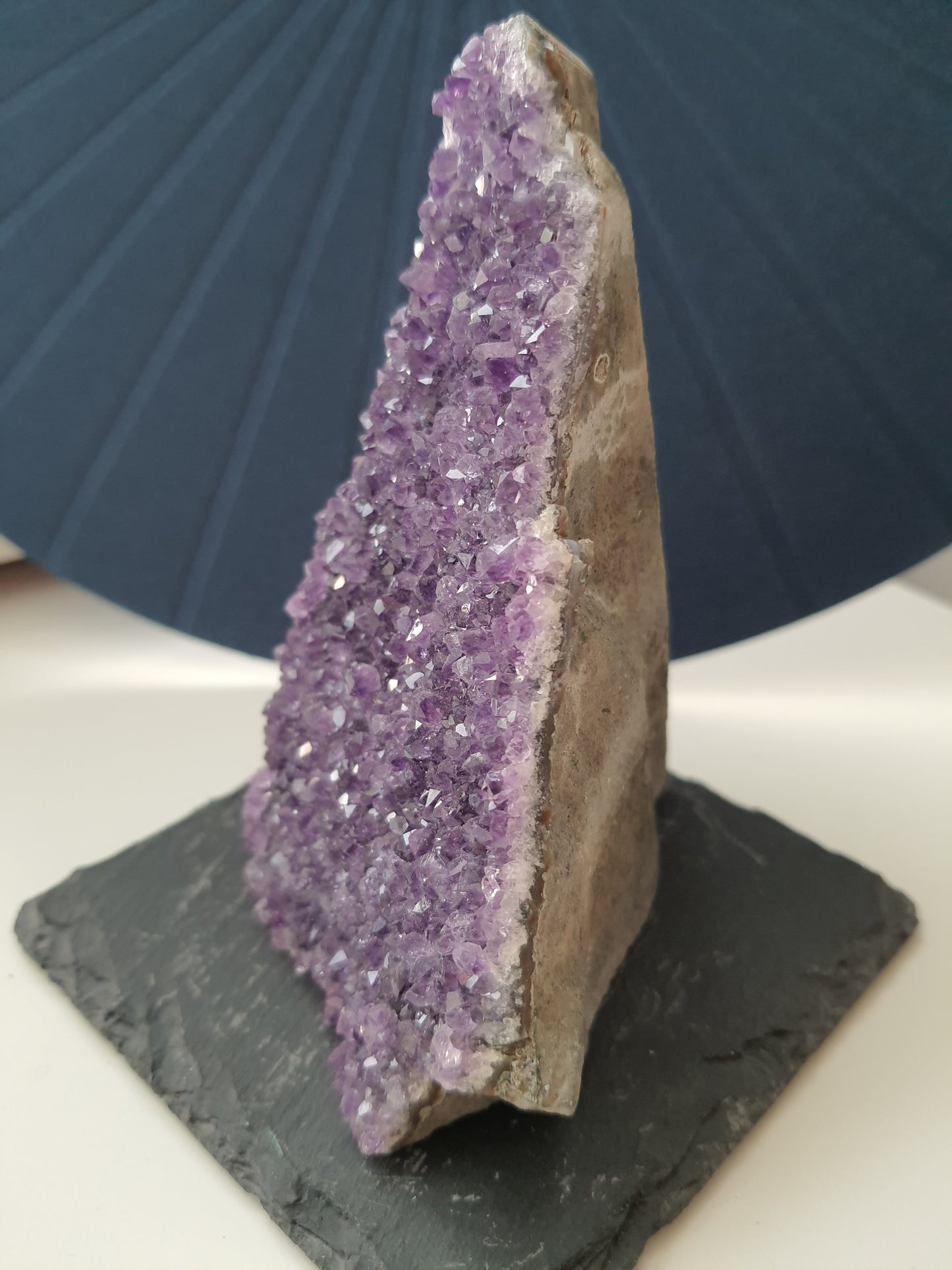 amethyst druse polished 482g