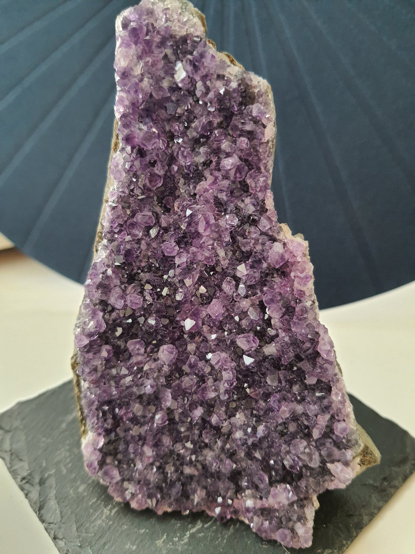 amethyst druse polished 482g