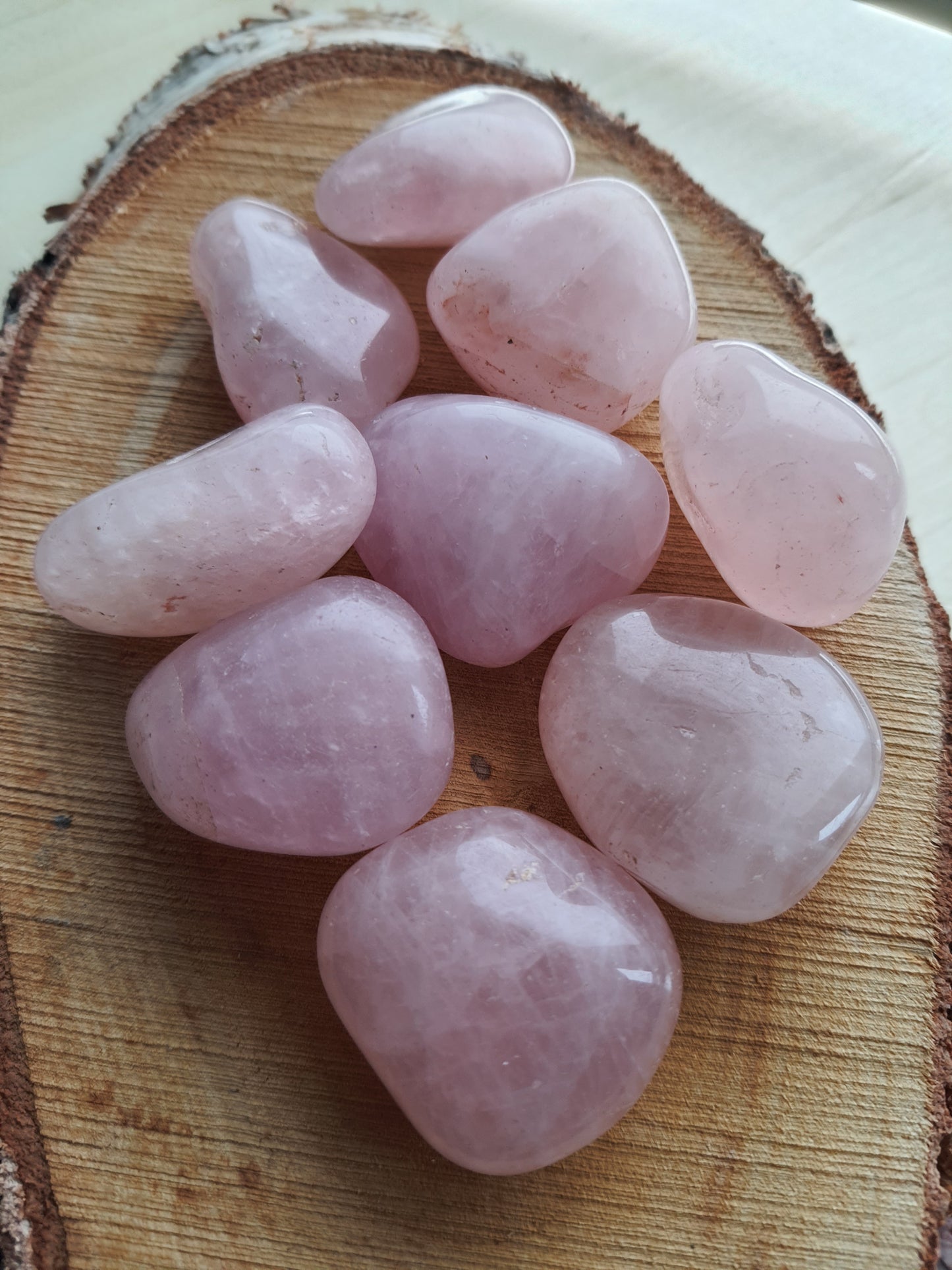 Pink Quartz pocket stone(extra quality)