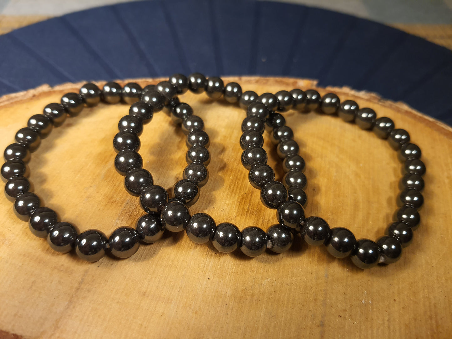 Hematite armbånd 8mm